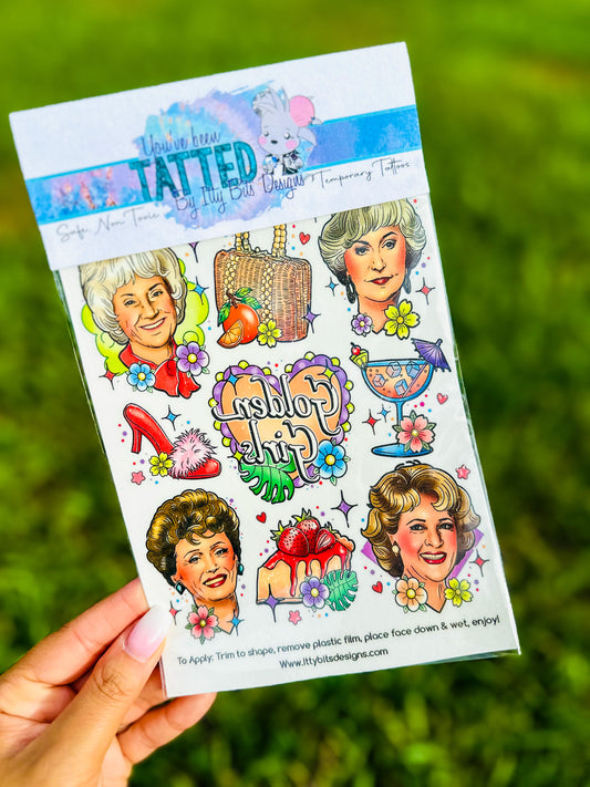 Golden Girls Tattoo Set