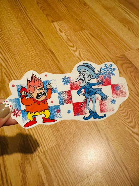 Heat & Snow Christmas Half Sleeve tattoo