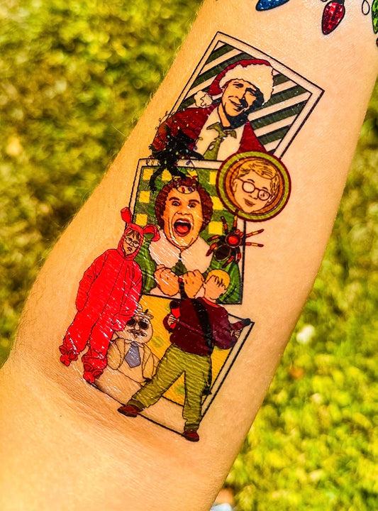Christmas Movie Favorites Half Sleeve tattoo