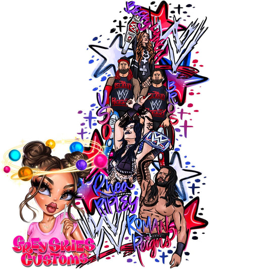 WWE Half Sleeve tattoo