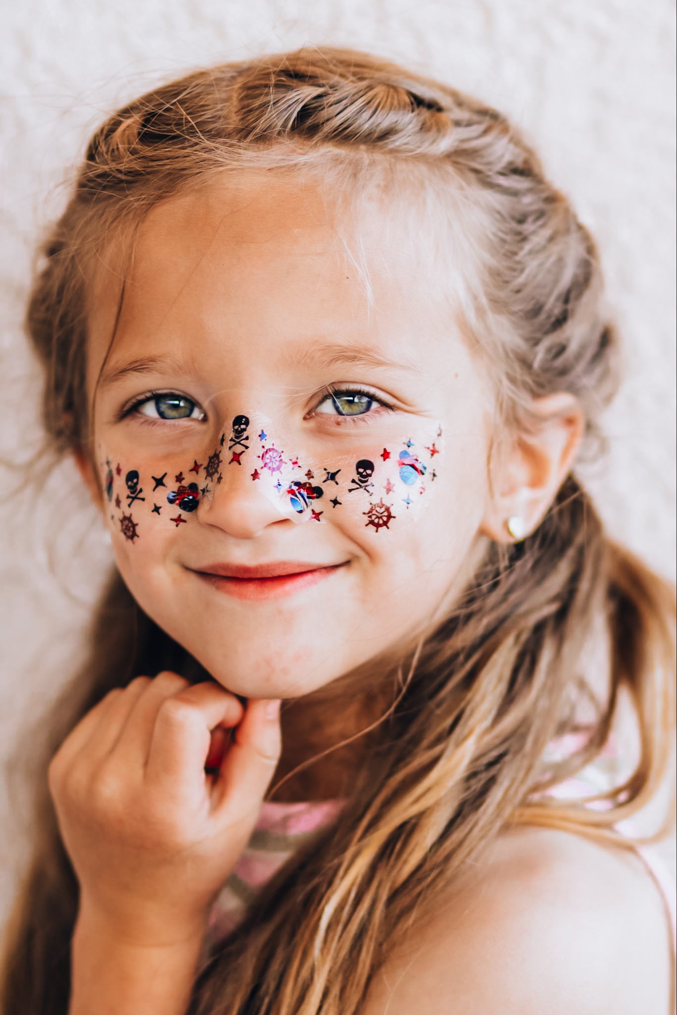 Pirates Life Face Freckle Temporary Tattoos
