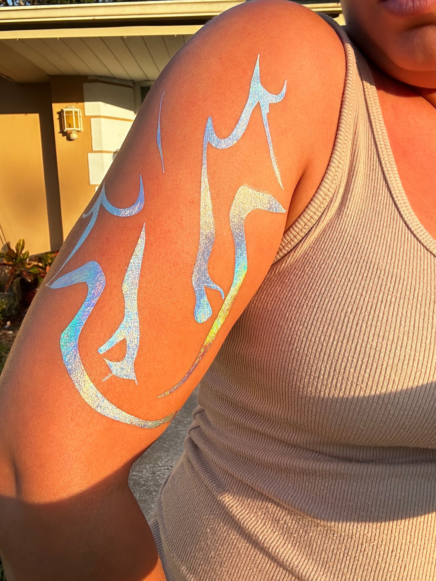 Holographic Demon Scar Tattoo Pack