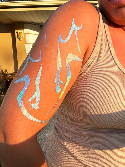 Holographic Demon Scar Tattoo Pack