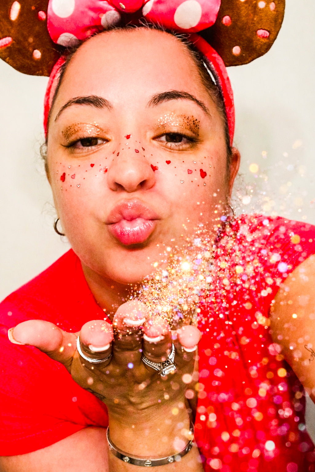 Valentine Mouse Freckle Temporary Tattoos