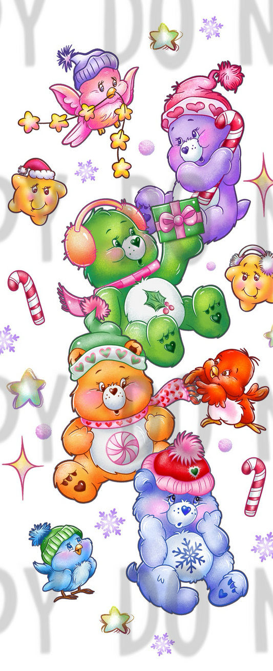 Christmas Bears Half Sleeve Tattoo