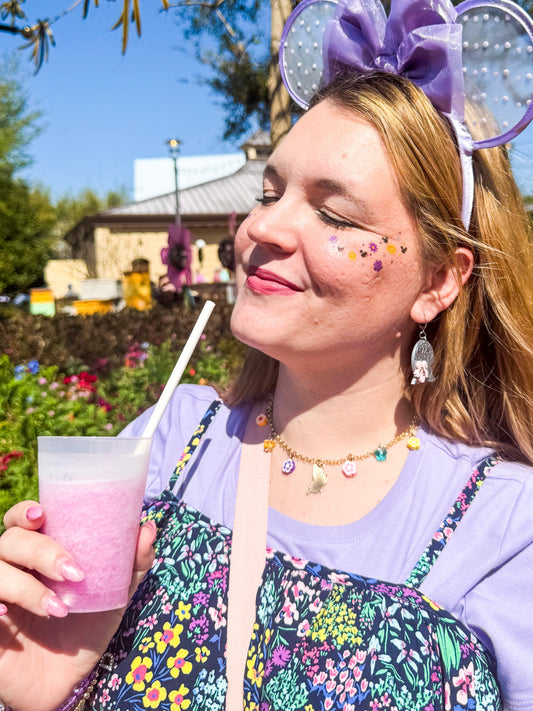 Violet Lemonade Face Freckle Temporary Tattoos