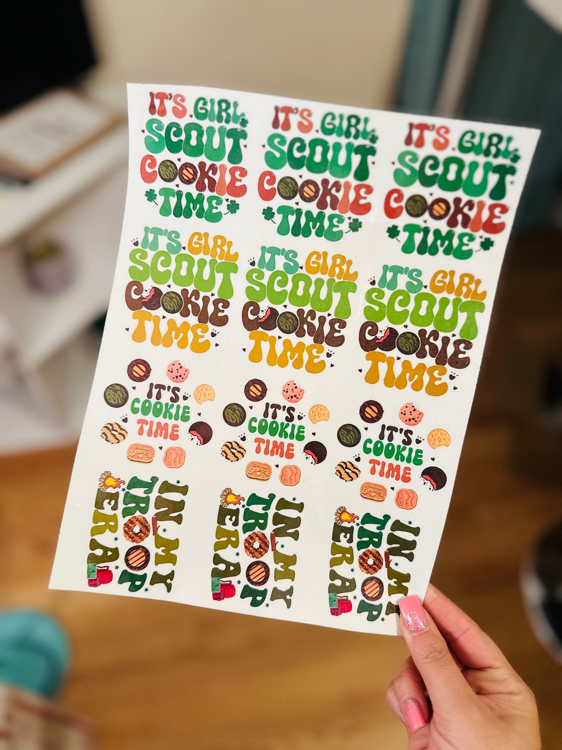12 Pc Cookie Season Tattoo Set - Itty Bits Designs