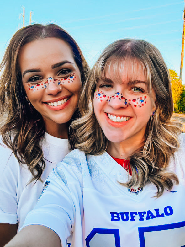 Football Game Day Freckle Temporary Tattoos