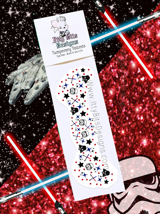 The Darkside Face Freckle Temporary Tattoos