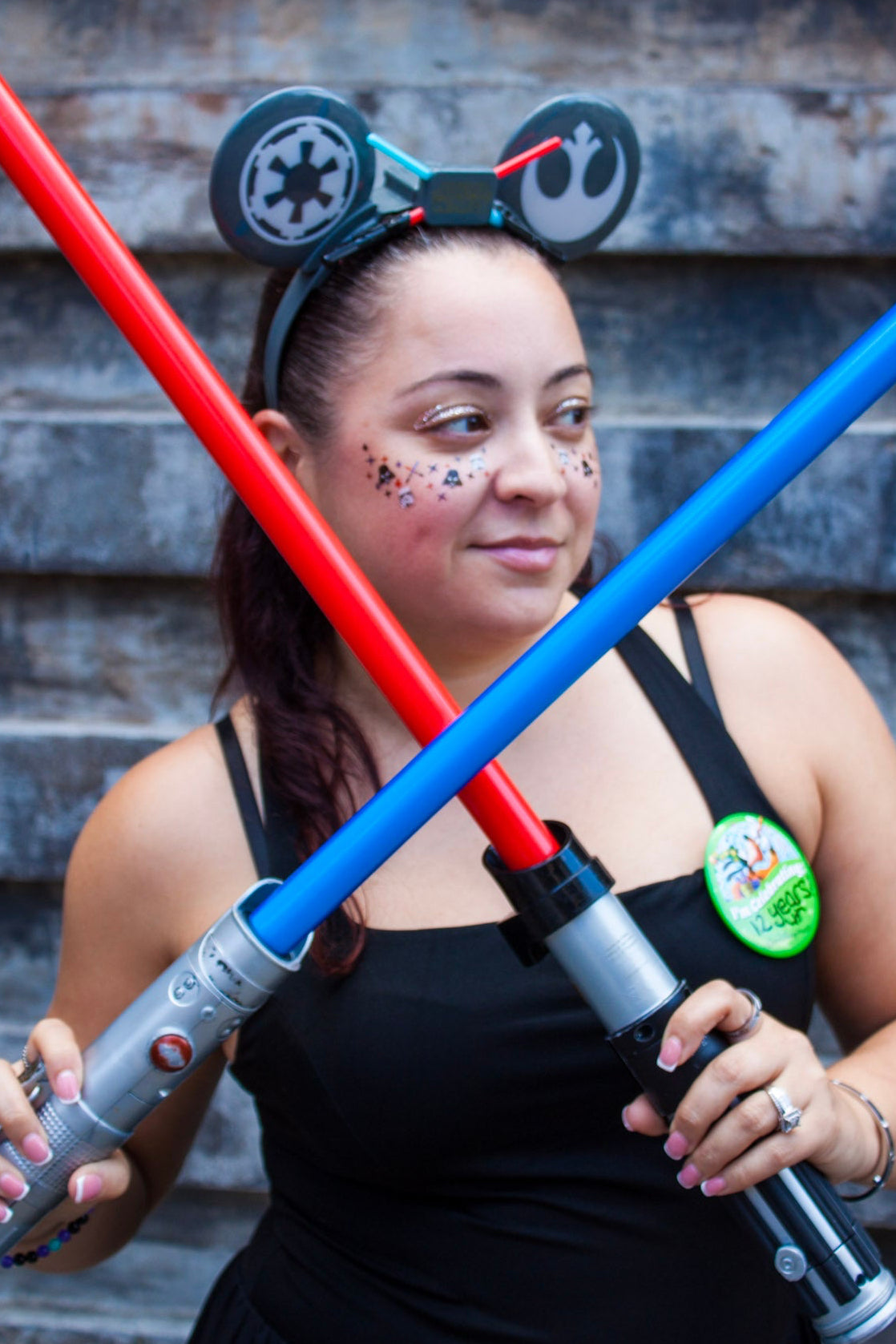 The Darkside Face Freckle Temporary Tattoos - Itty Bits Designs