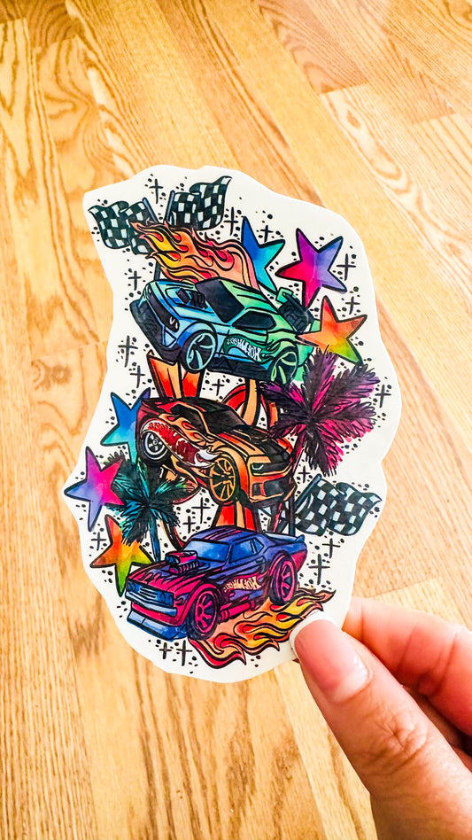 Hot Wheelz Half Sleeve tattoo