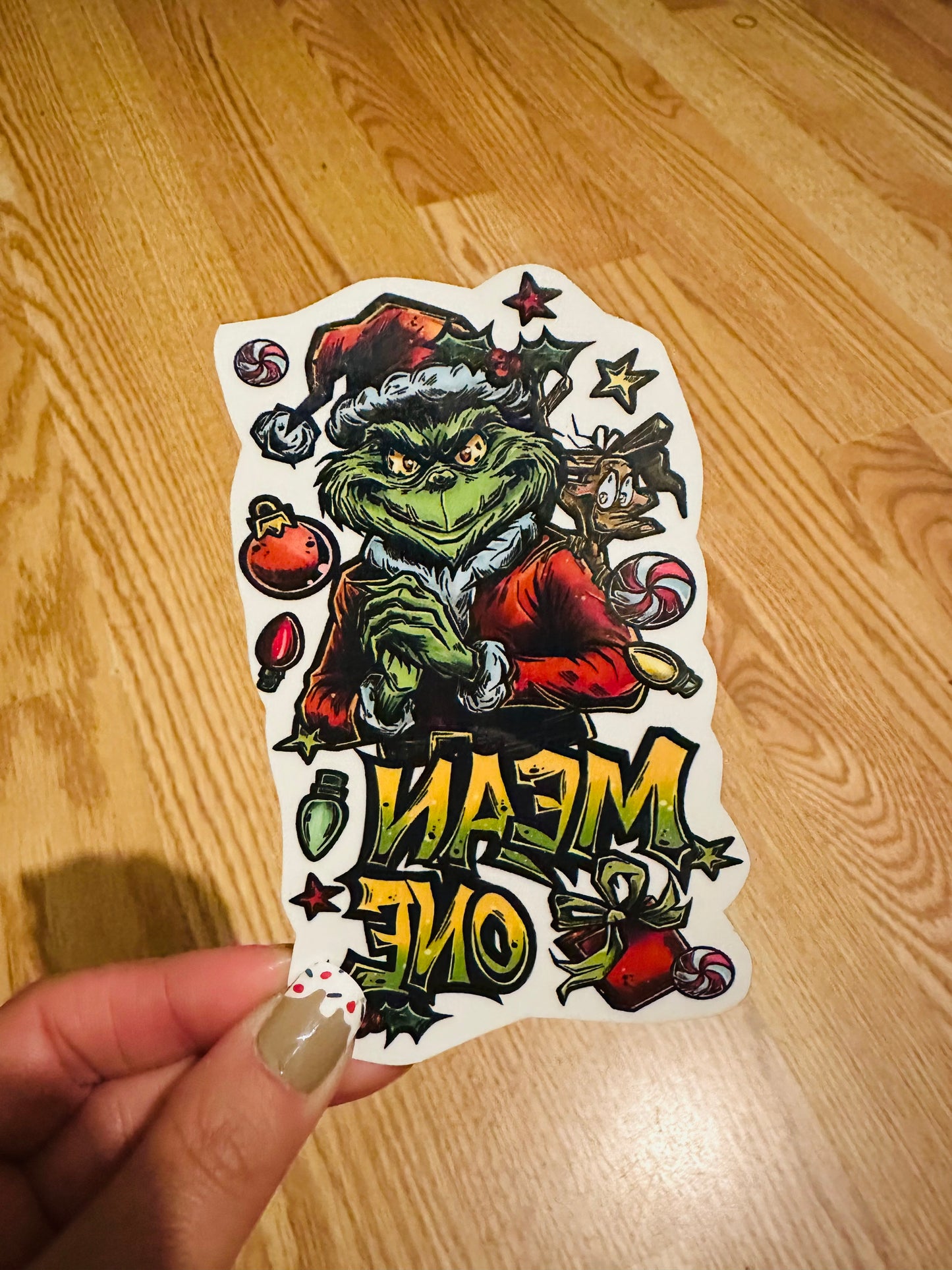 Mean One 2025 Christmas Half Sleeve tattoo