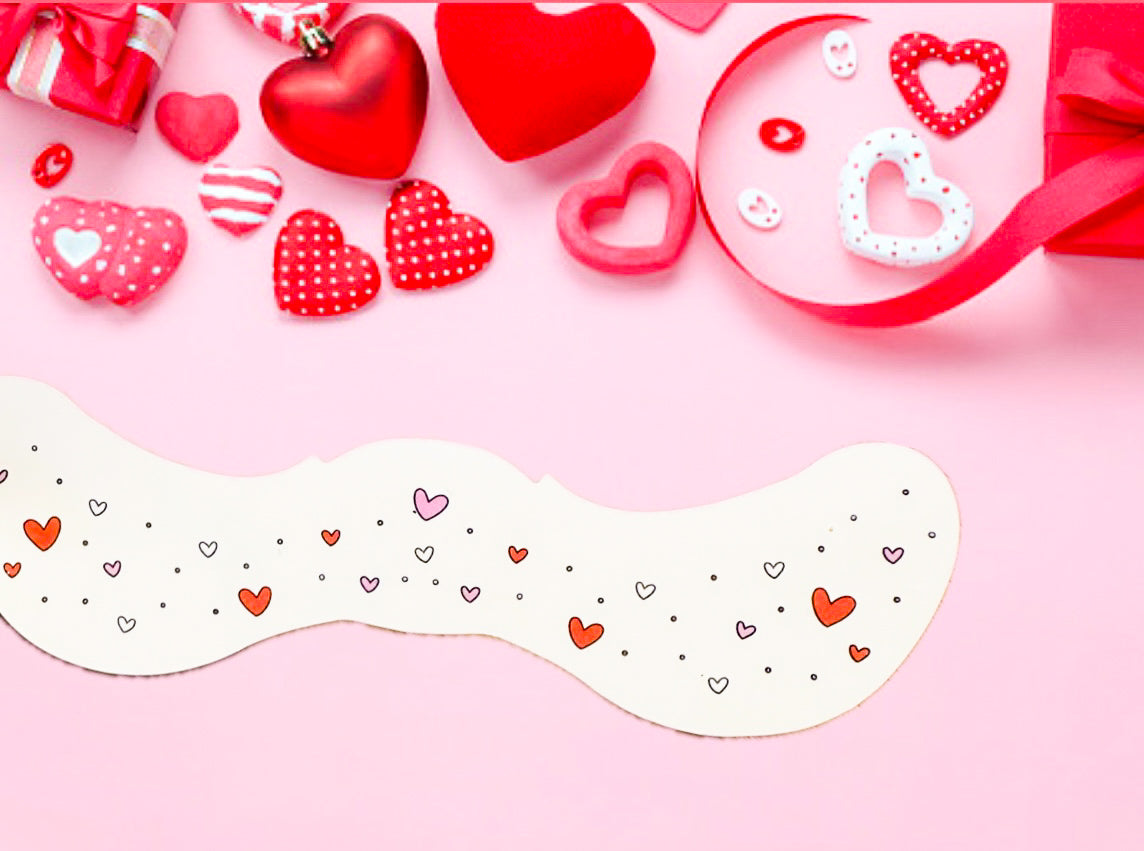 Valentine Hearts Freckle Temporary Tattoos - Itty Bits Designs