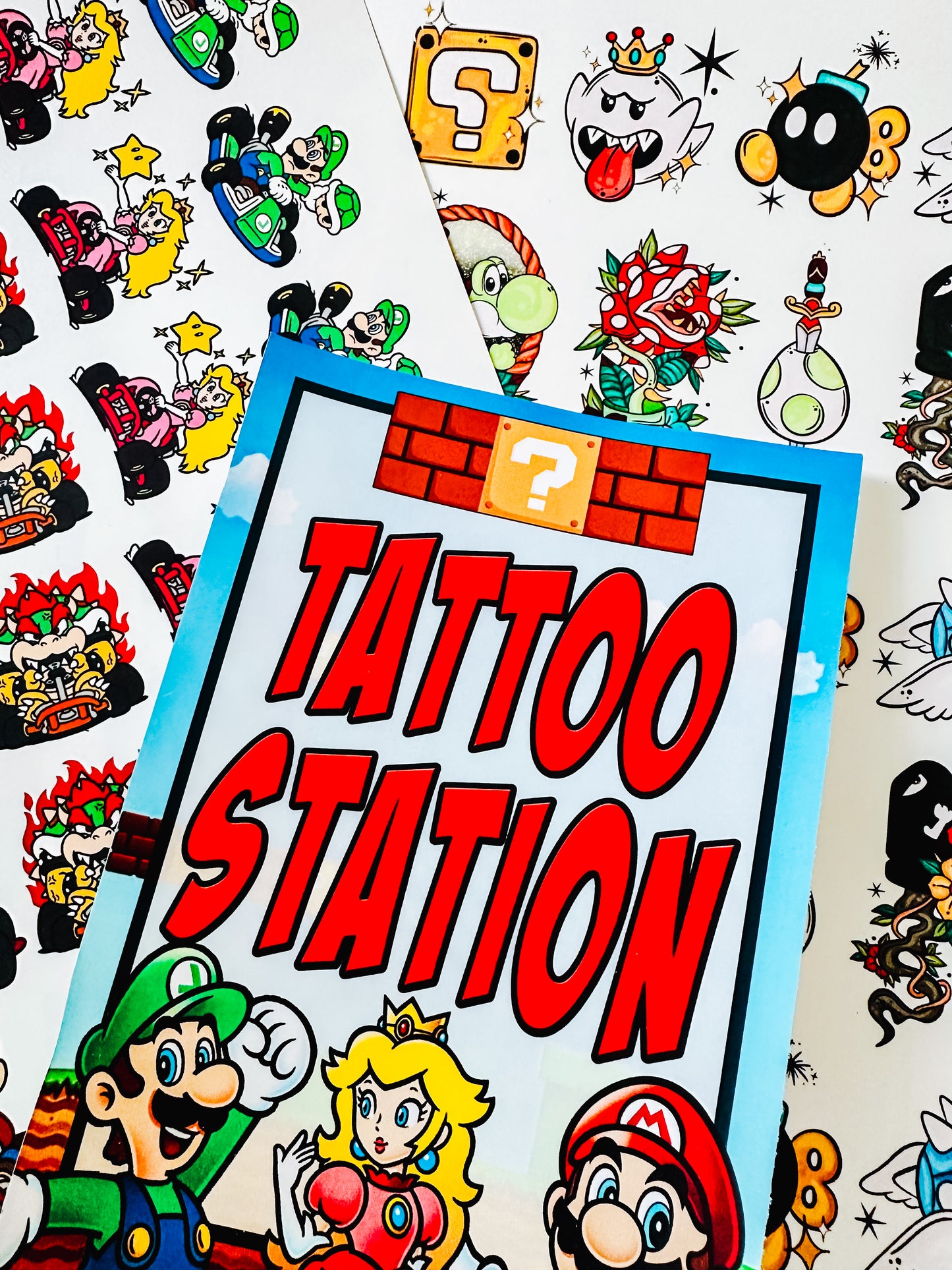 Custom Temporary Tattoo Station Package