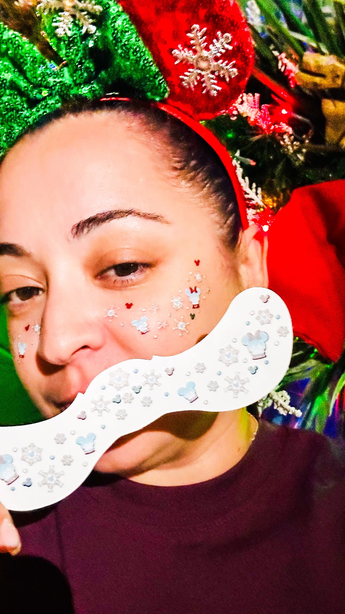 Magical Snow Globes Face Freckle Temporary Tattoos