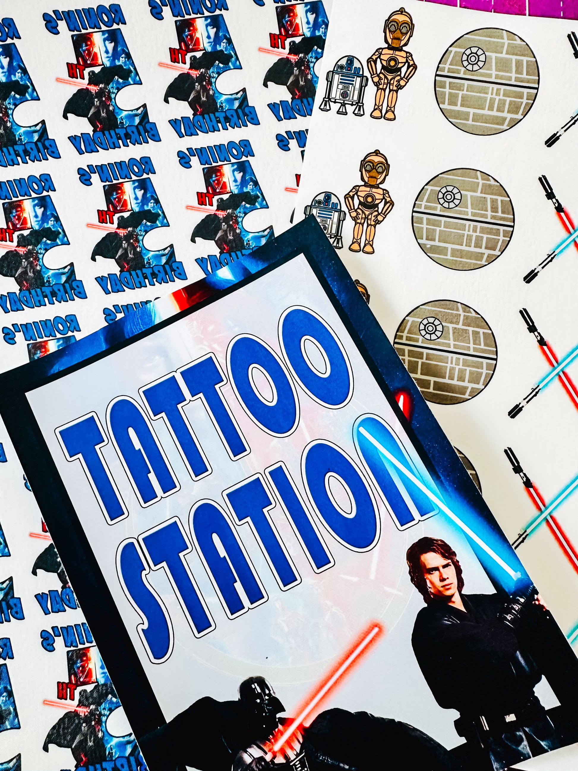 tattoo station tarp Custom Temporary Tattoo Station Package