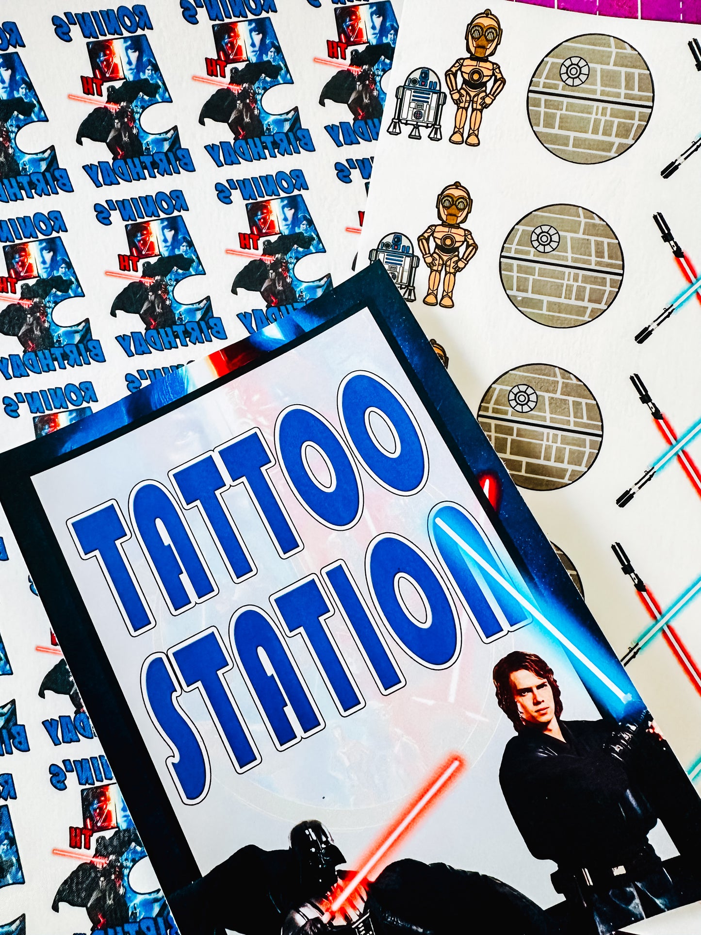 Custom Temporary Tattoo Station Package
