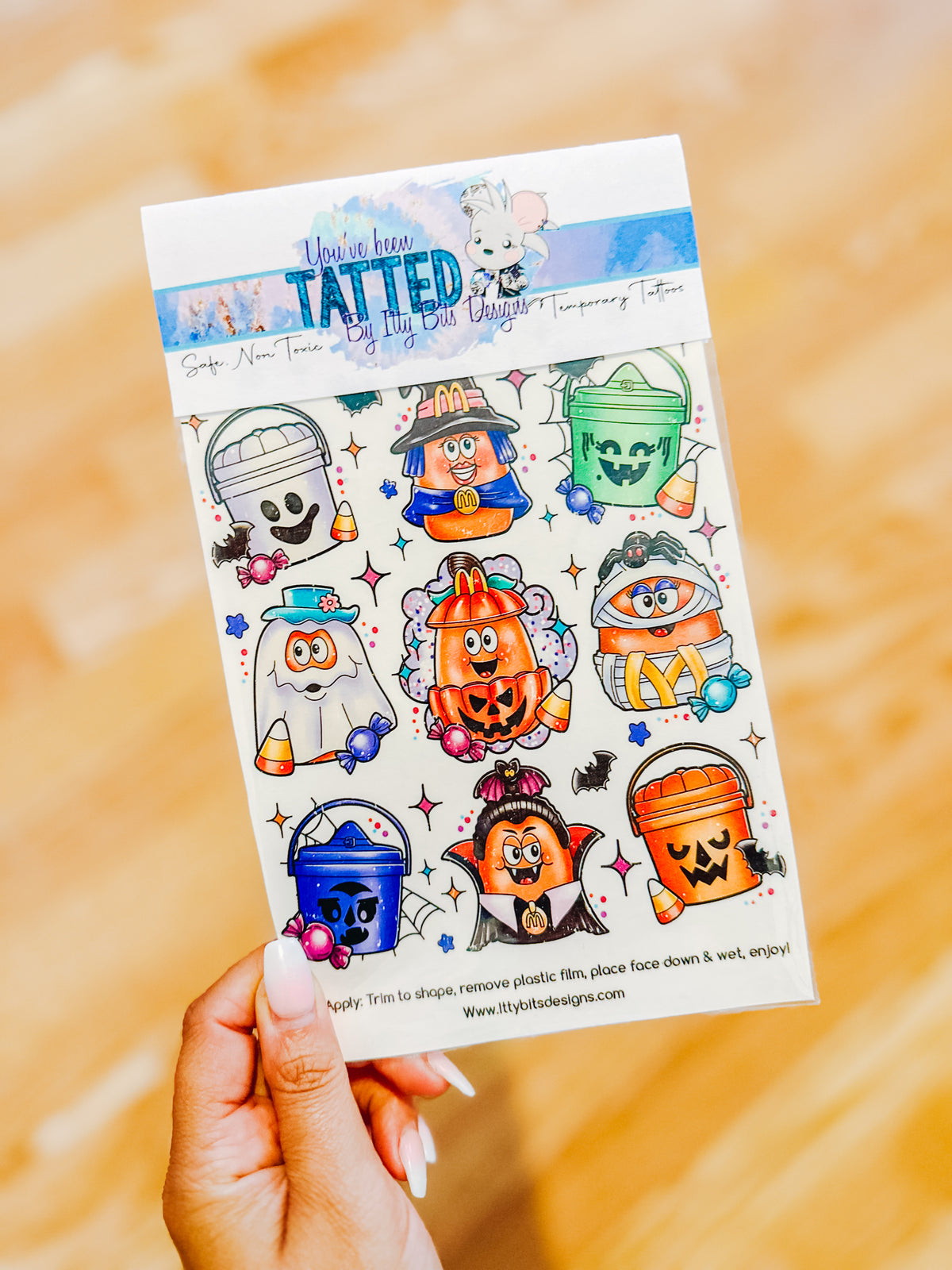 Halloween Mcd’s Tattoo Set