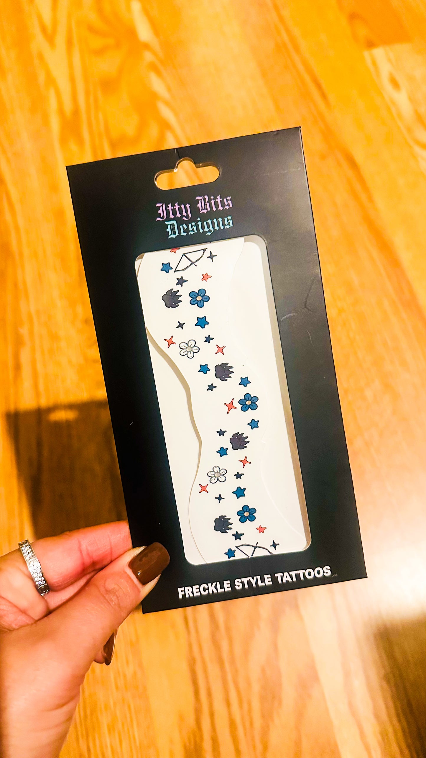 Brave Princess Freckle Temporary Tattoos - Itty Bits Designs