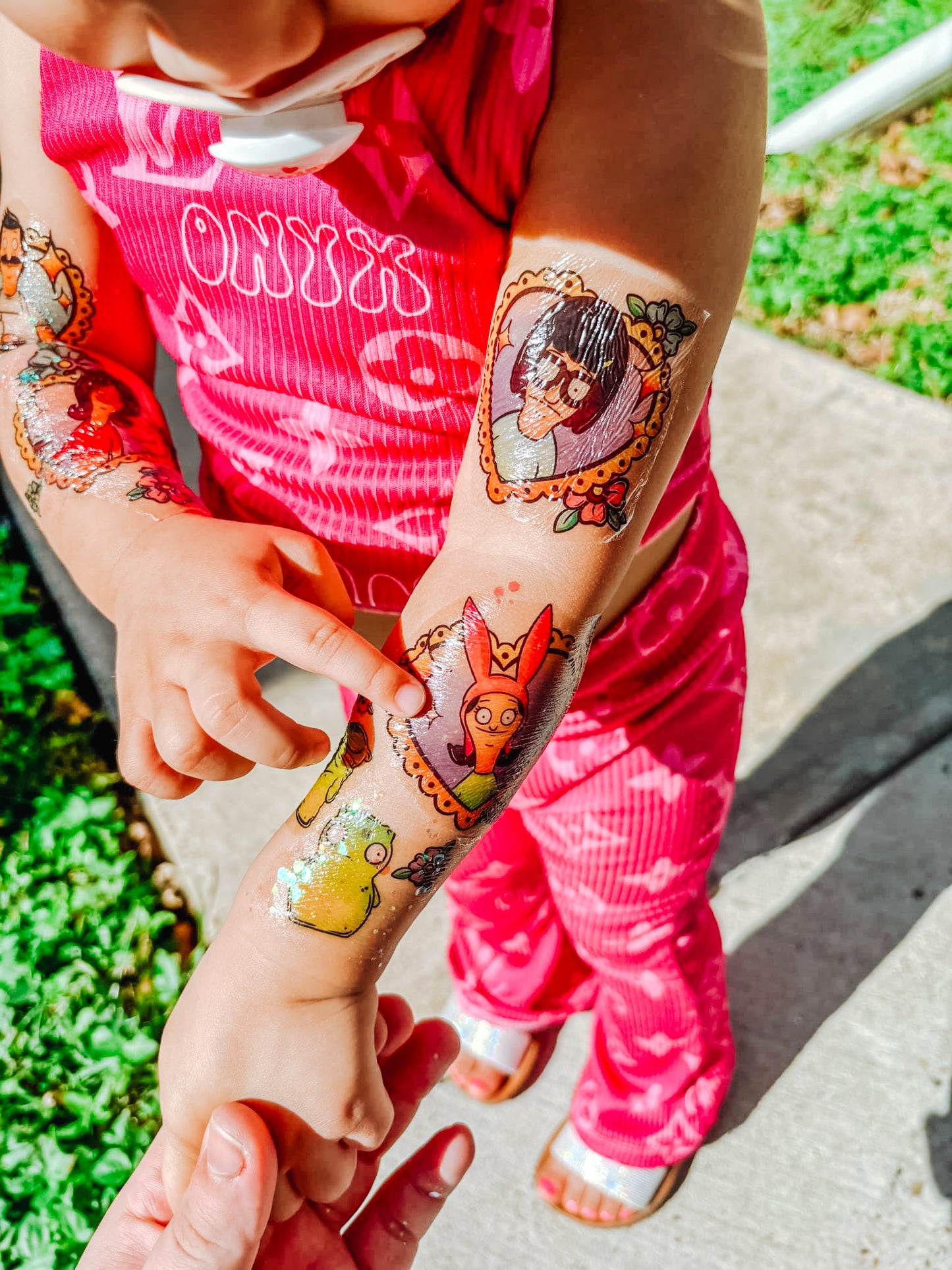 Burger Family PixelPack Tattoo Set