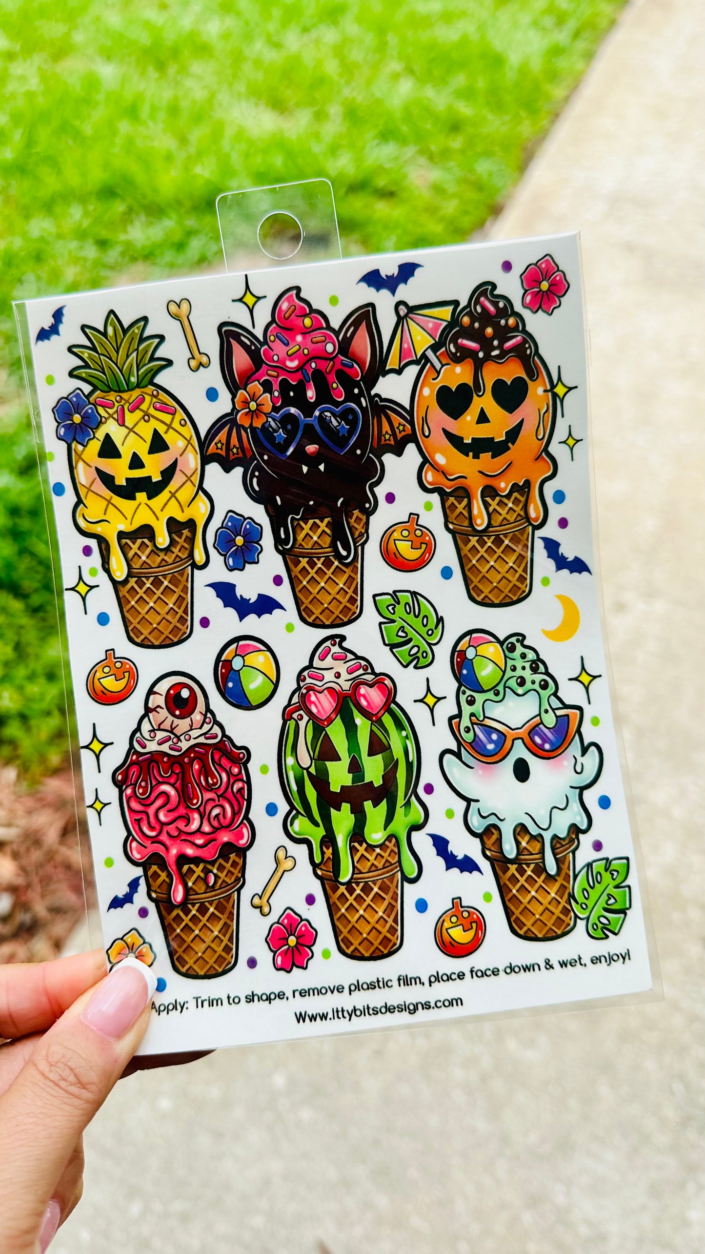 Summerween Popz Tatz Tattoo Set
