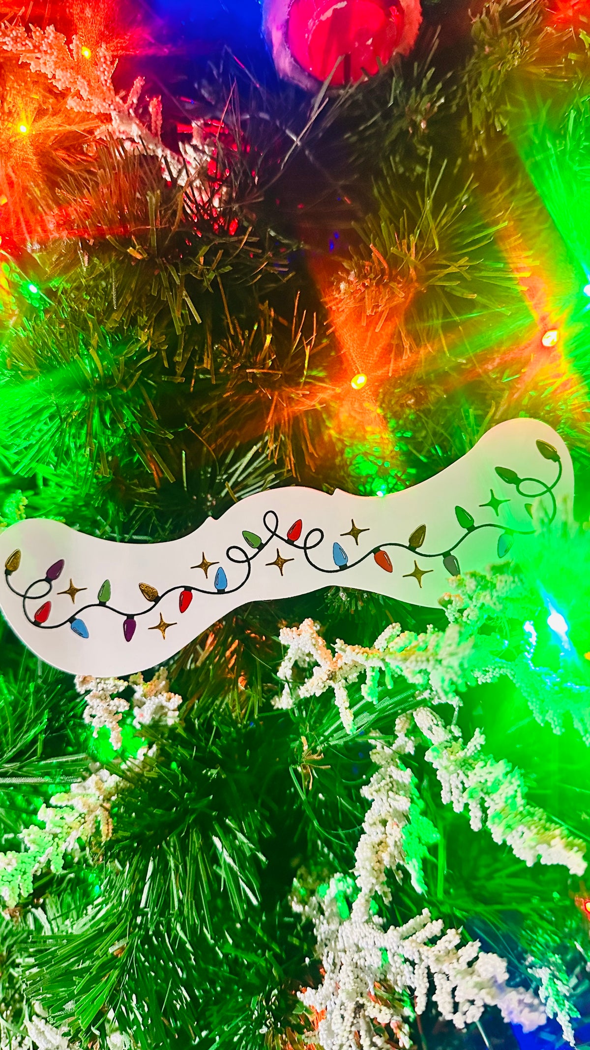 Christmas Lights Freckle Temporary Tattoos