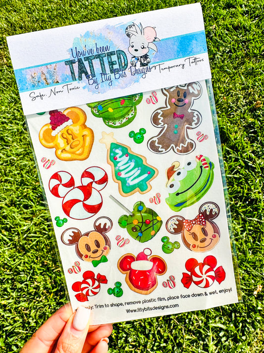 Magical Christmas Snacks Tattoo Pack