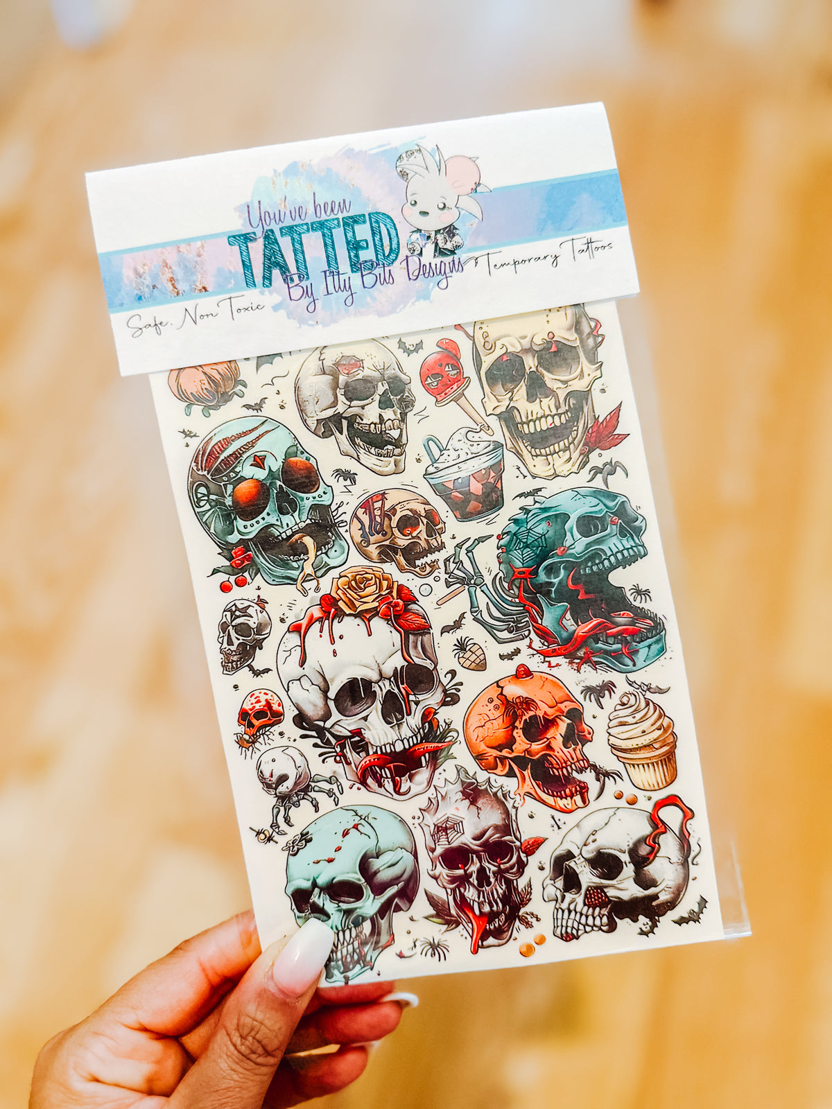 Skellie Squad Tatted x DieselDesigns Tattoo Set