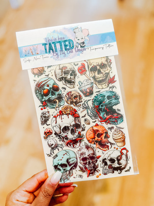 Skellie Squad Tatted x DieselDesigns Tattoo Set