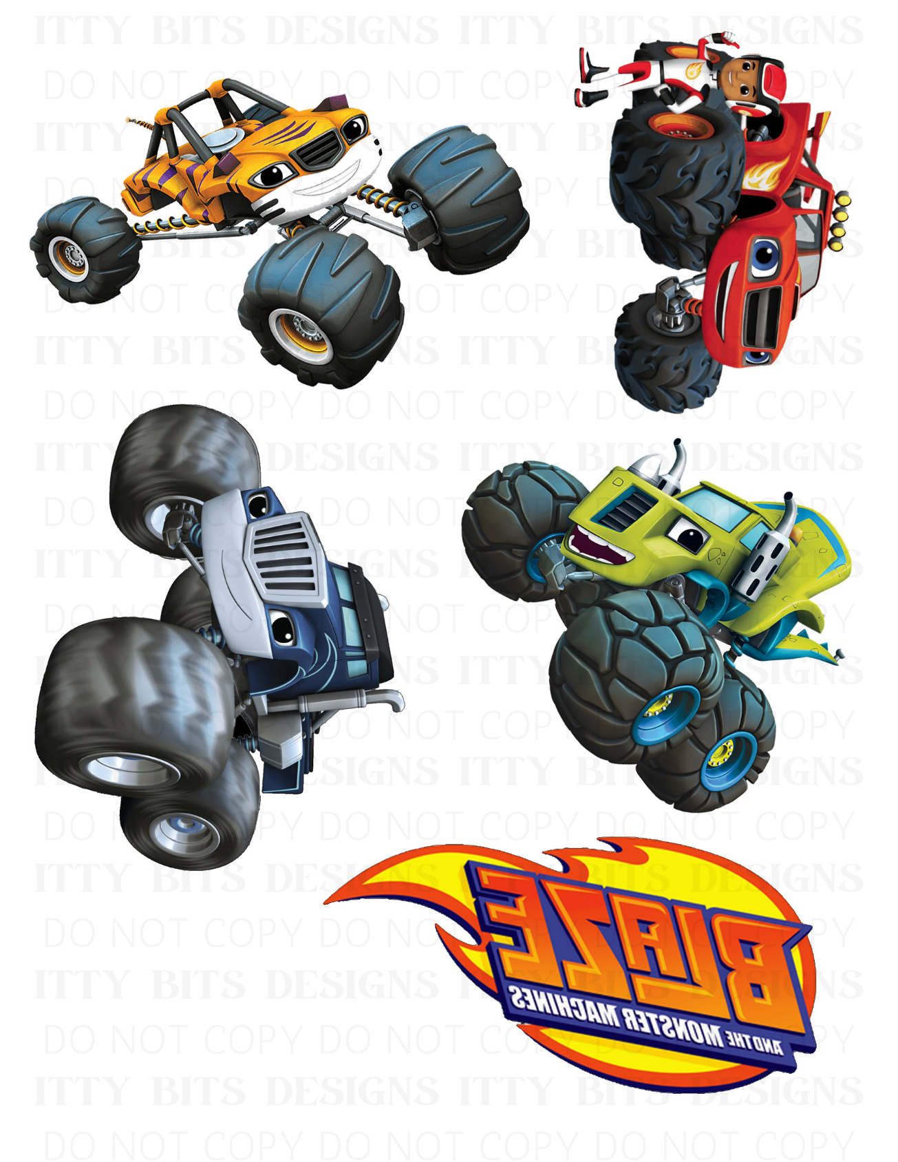 Themed 5 Piece Tattoo Set