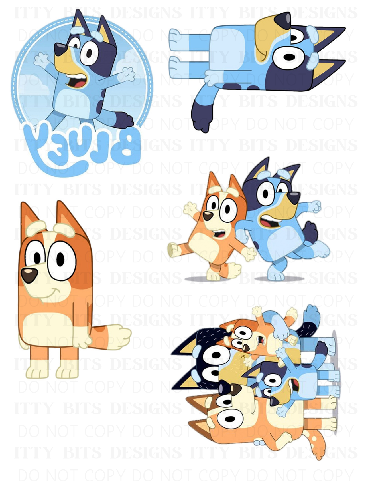 Themed 5 Piece Tattoo Set