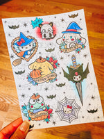 Halloween Kitty x Pixelcass Tattoo Set
