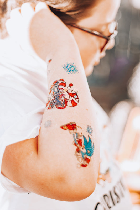 Hedgehog Christmas Tattoo Pack