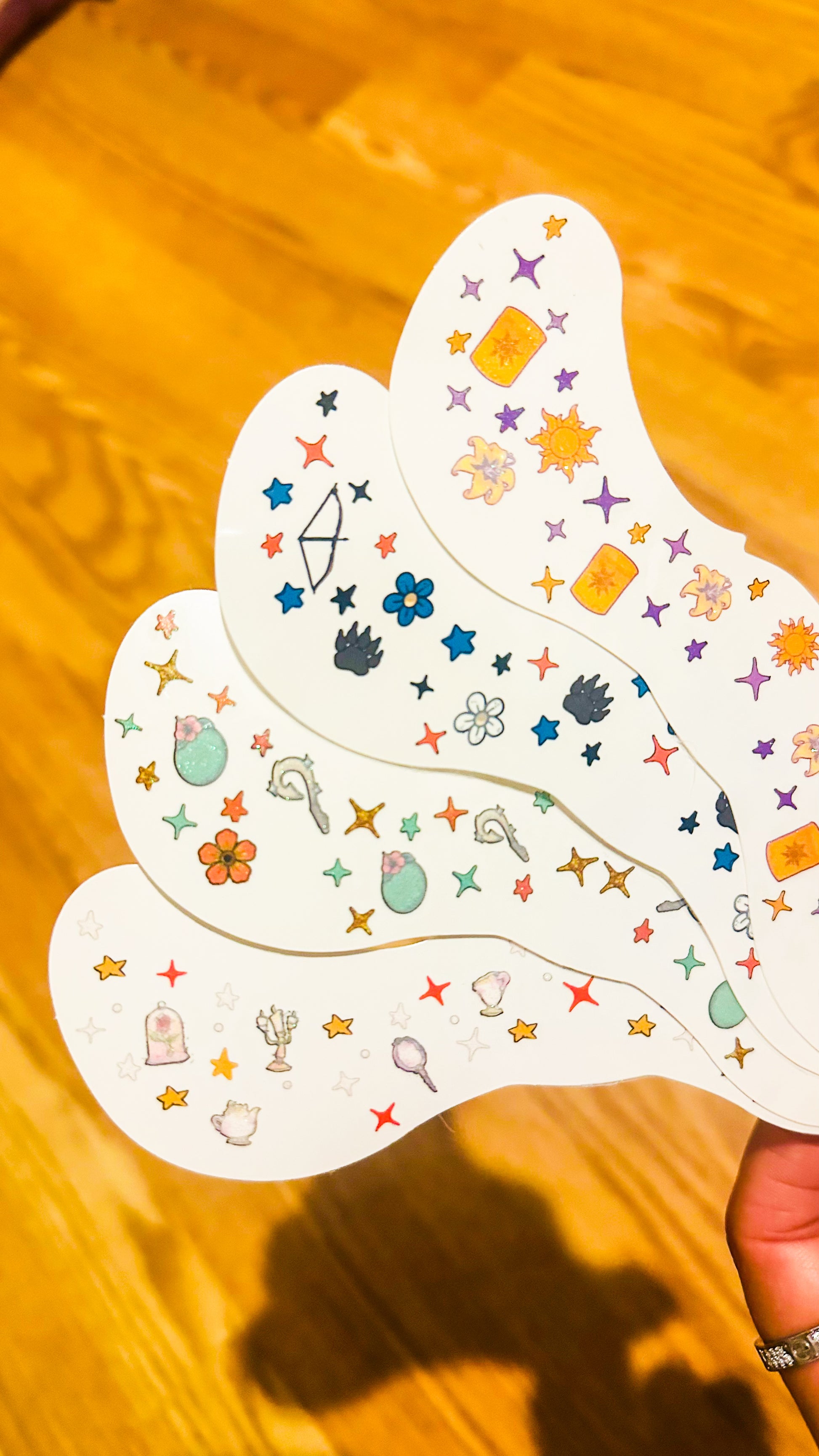 Princess Run Freckle Temporary Tattoo BUNDLE - 4 Freckles - Itty Bits Designs