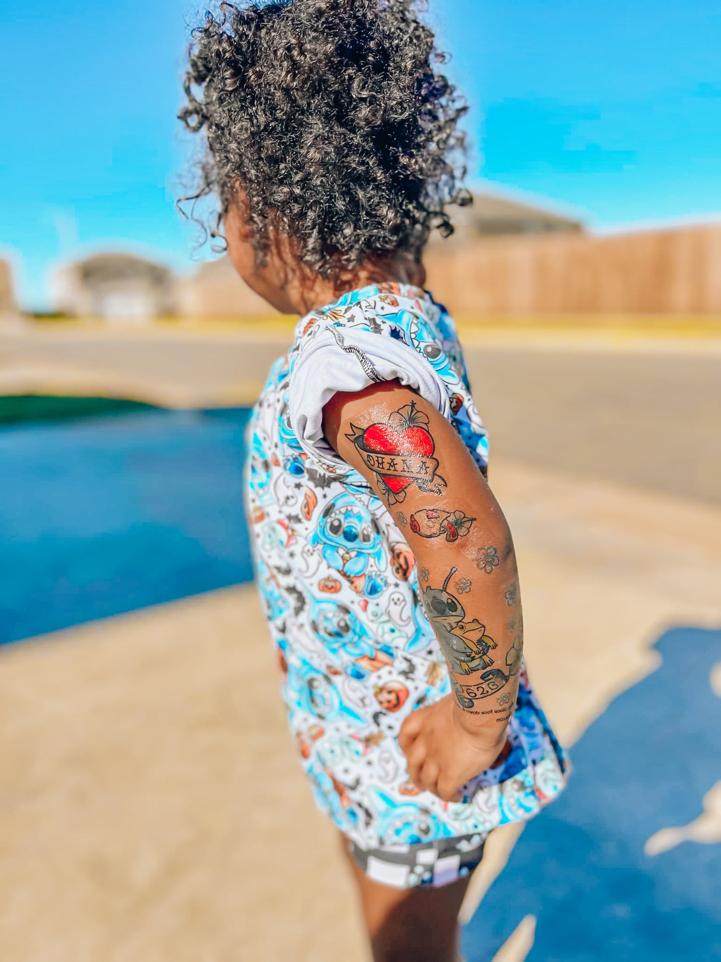 Ohana Means Family Tattoo Set
