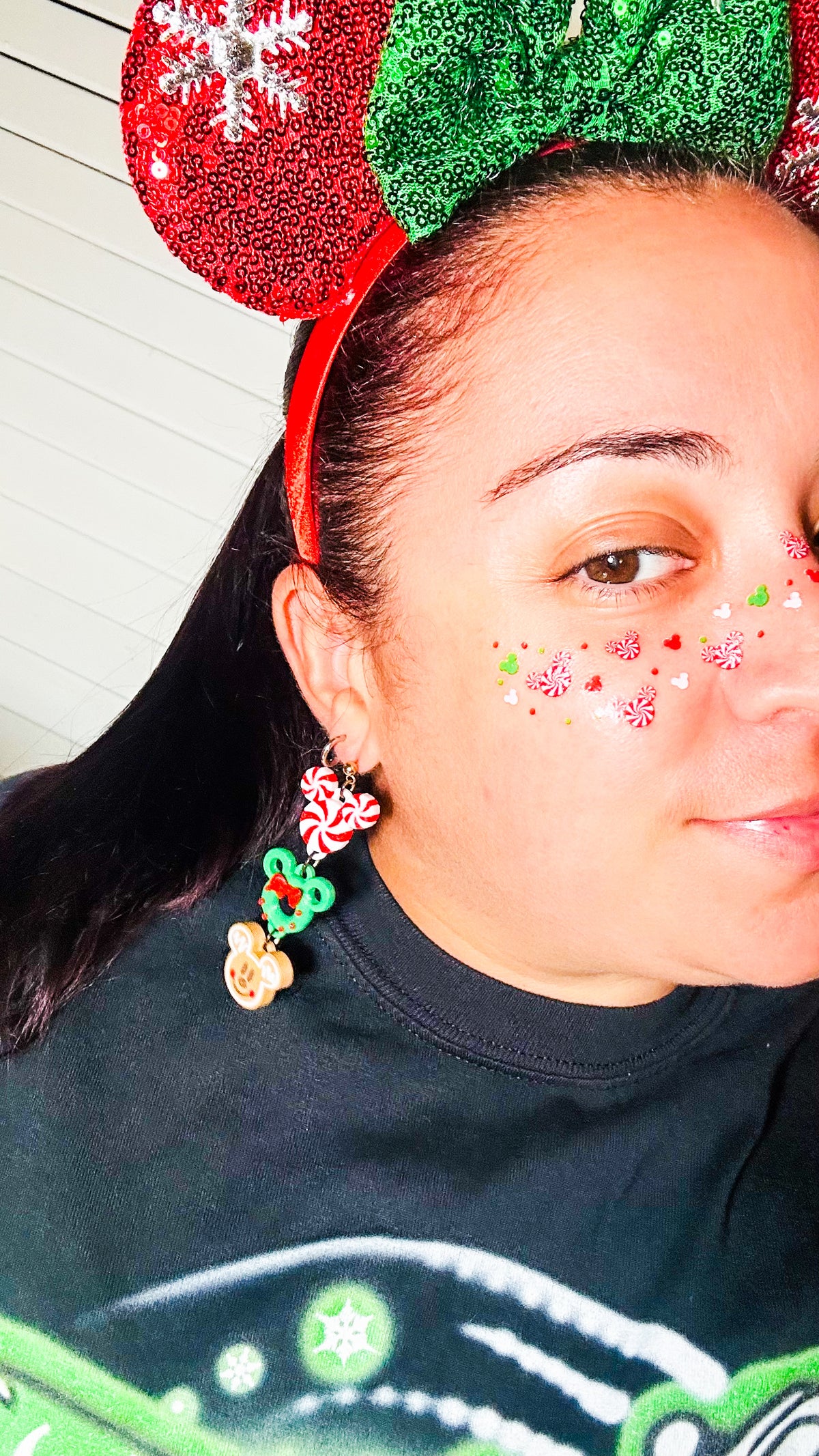 Peppermint Mouse Face Freckle Temporary Tattoos