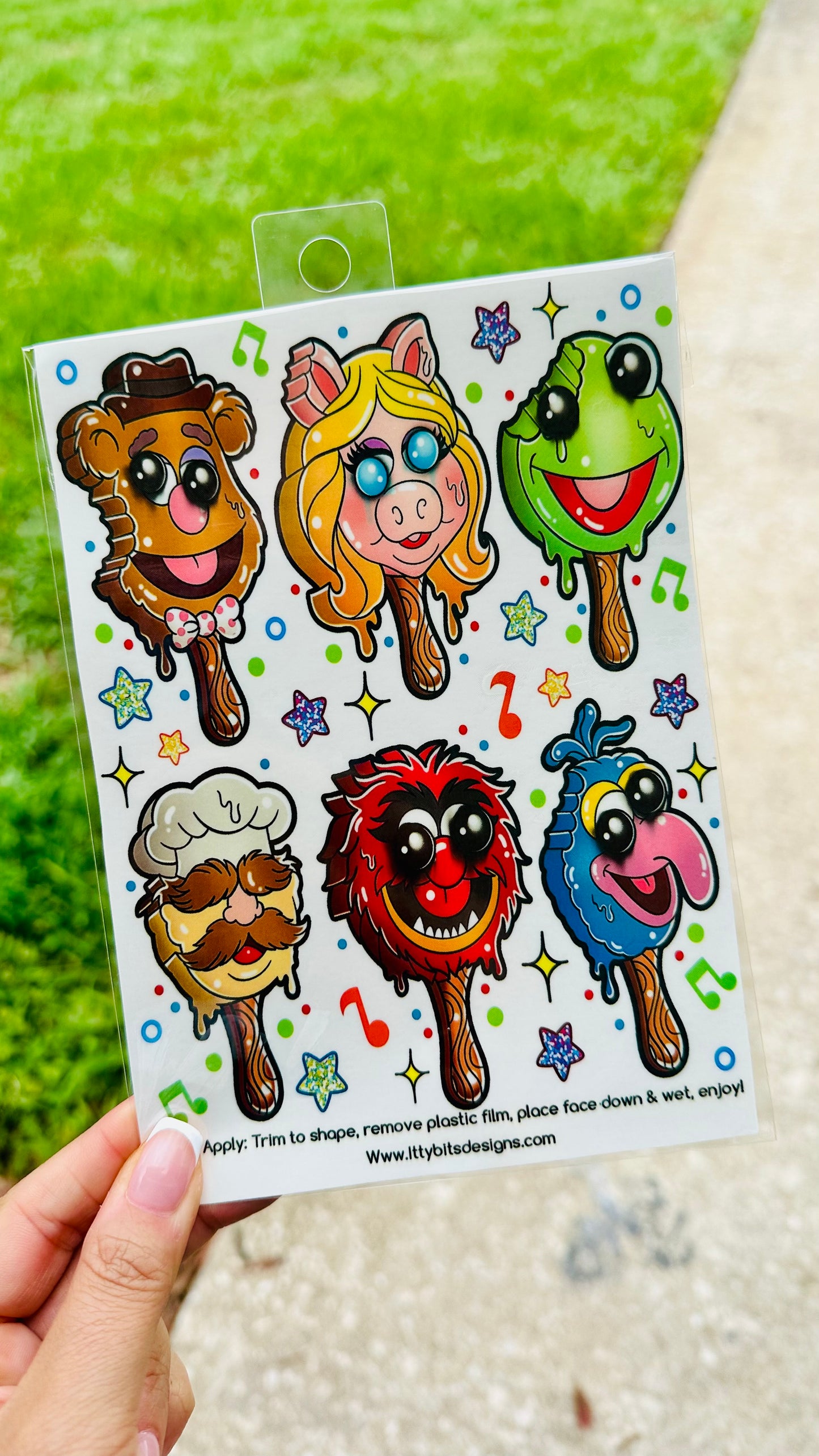 Muppet Popz Tatz Tattoo Set