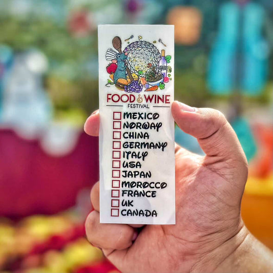 Food & Wine 2025 Drinking Around the World Temporary Tattoo