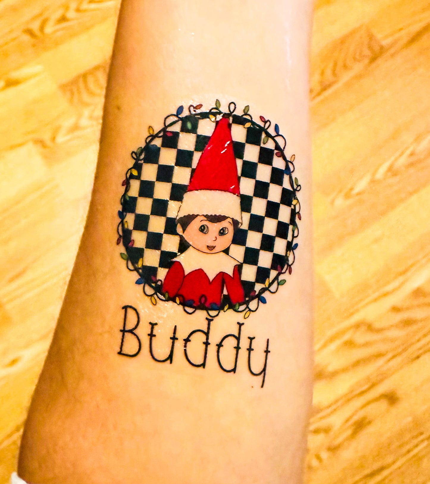 Personalized Elf Name Tattoo