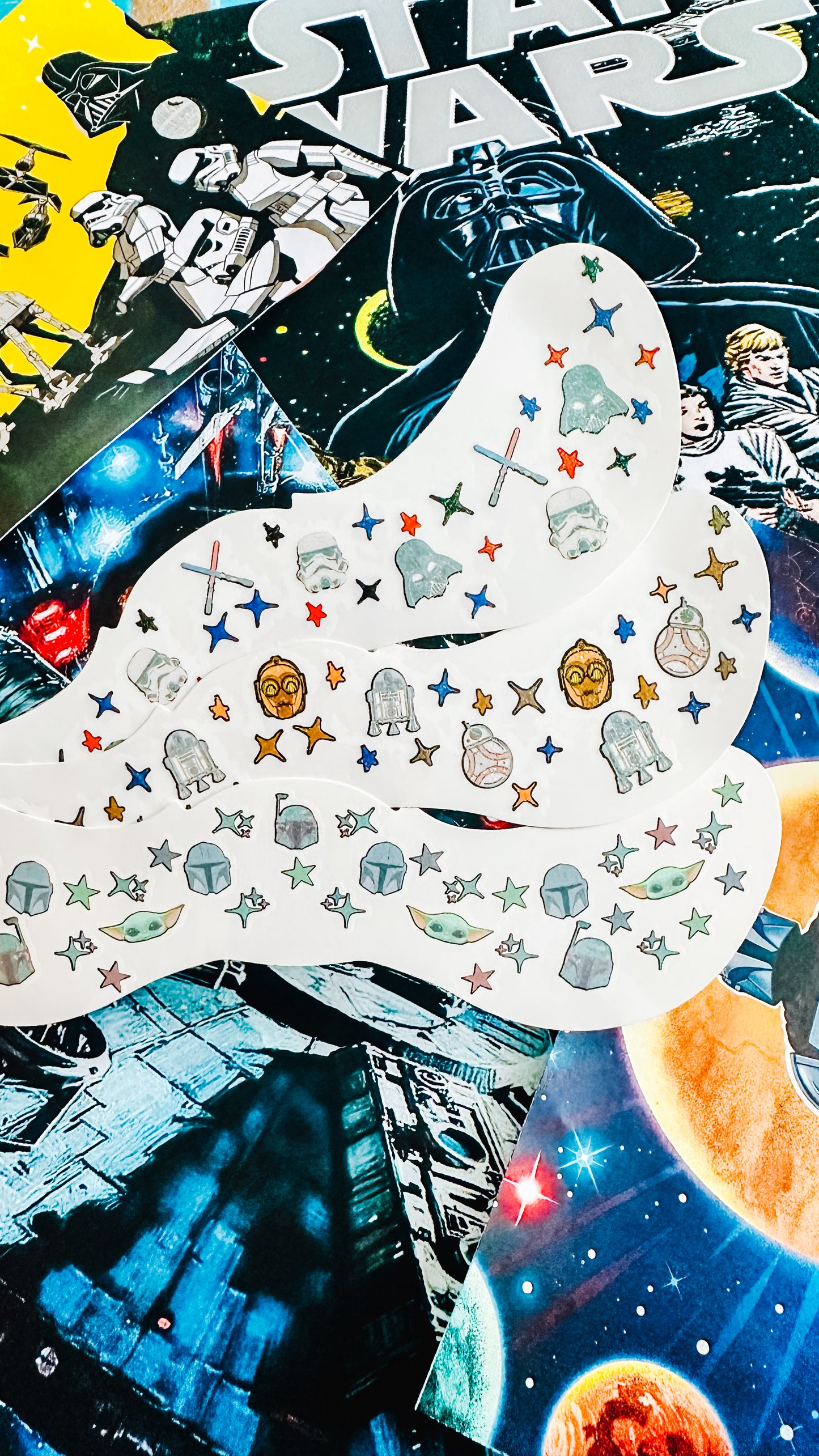 The Darkside Face Freckle Temporary Tattoos