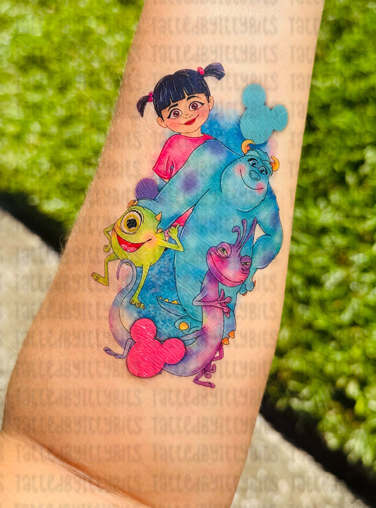 Boo & Friends Half Sleeve tattoo