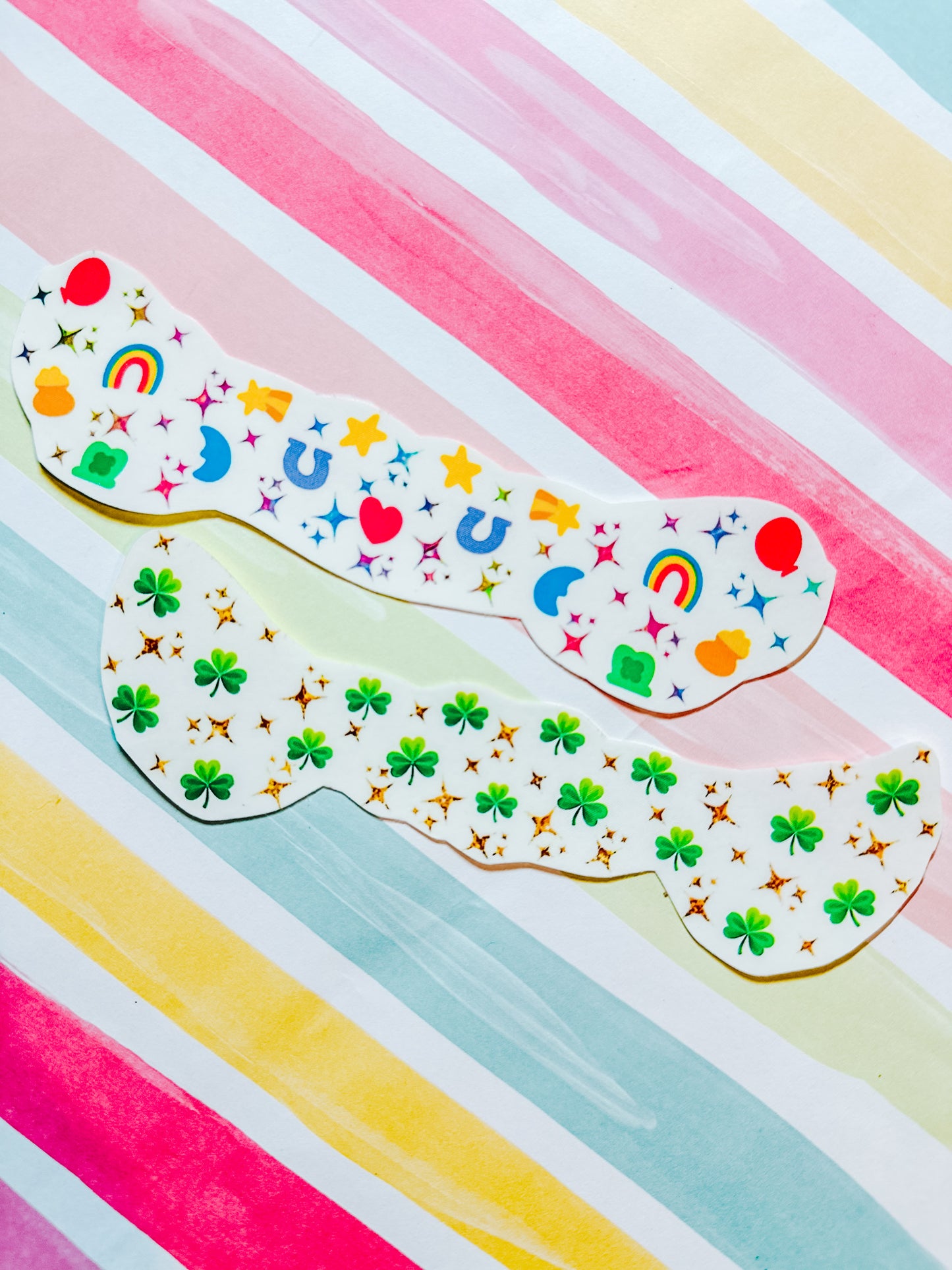 Shamrocks Face Freckle Temporary Tattoos