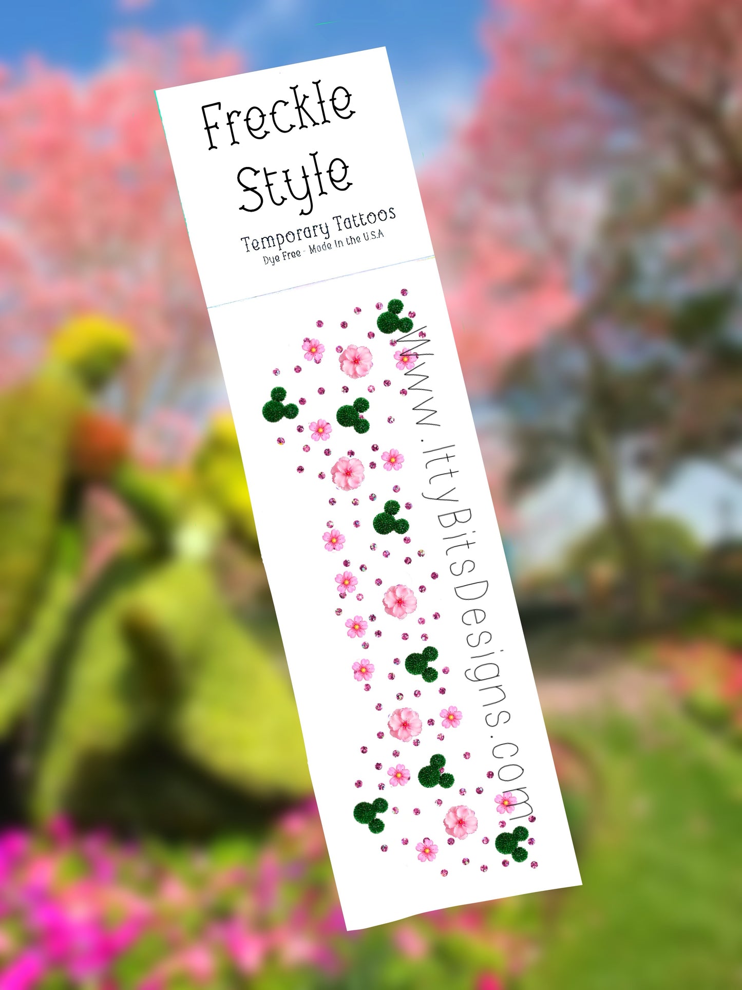 Blossoms & Topiaries Face Freckle Temporary Tattoos