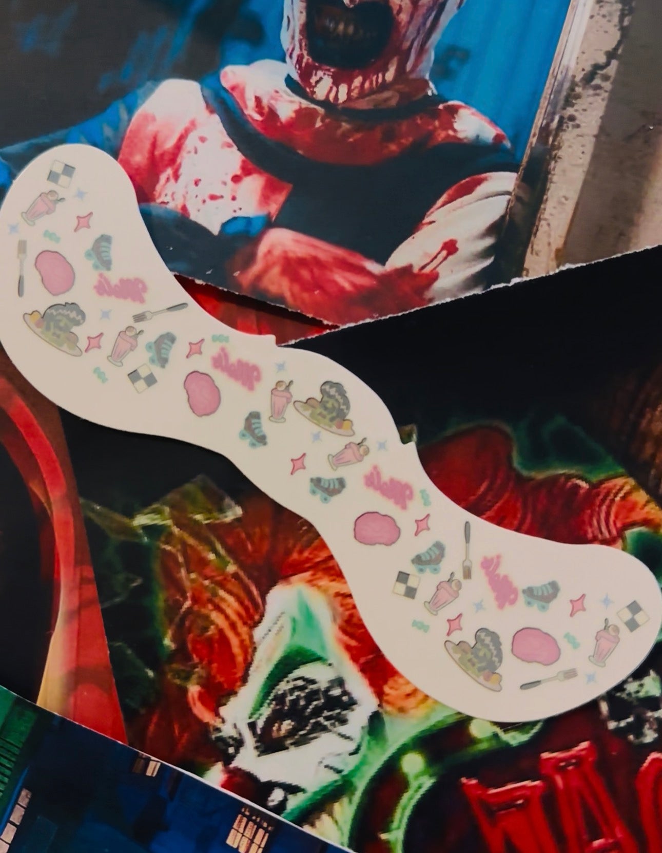 Glow in the Dark Melz Die In Freckle Tattoos
