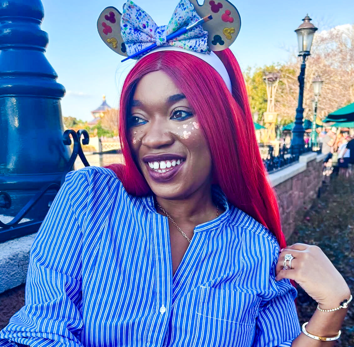 Rose Gold Metallic Mouse Face Freckle Temporary Tattoos - Itty Bits Designs