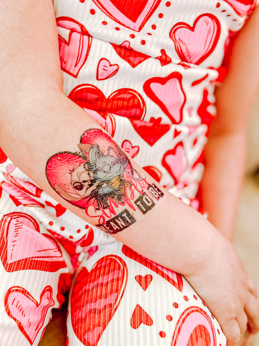 626 Love Valentine Temporary Tattoo
