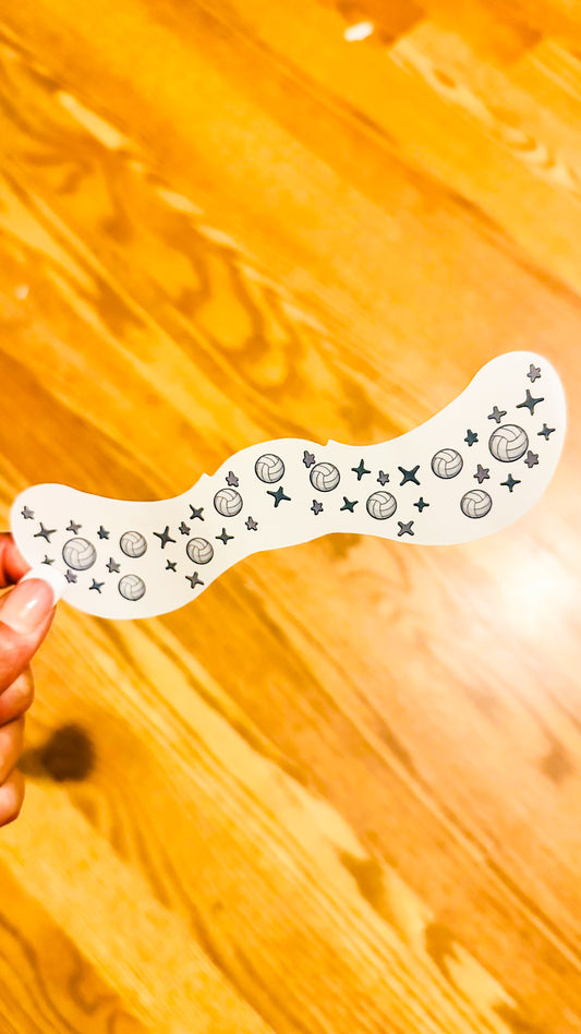 Volleyball Face Freckle Temporary Tattoos
