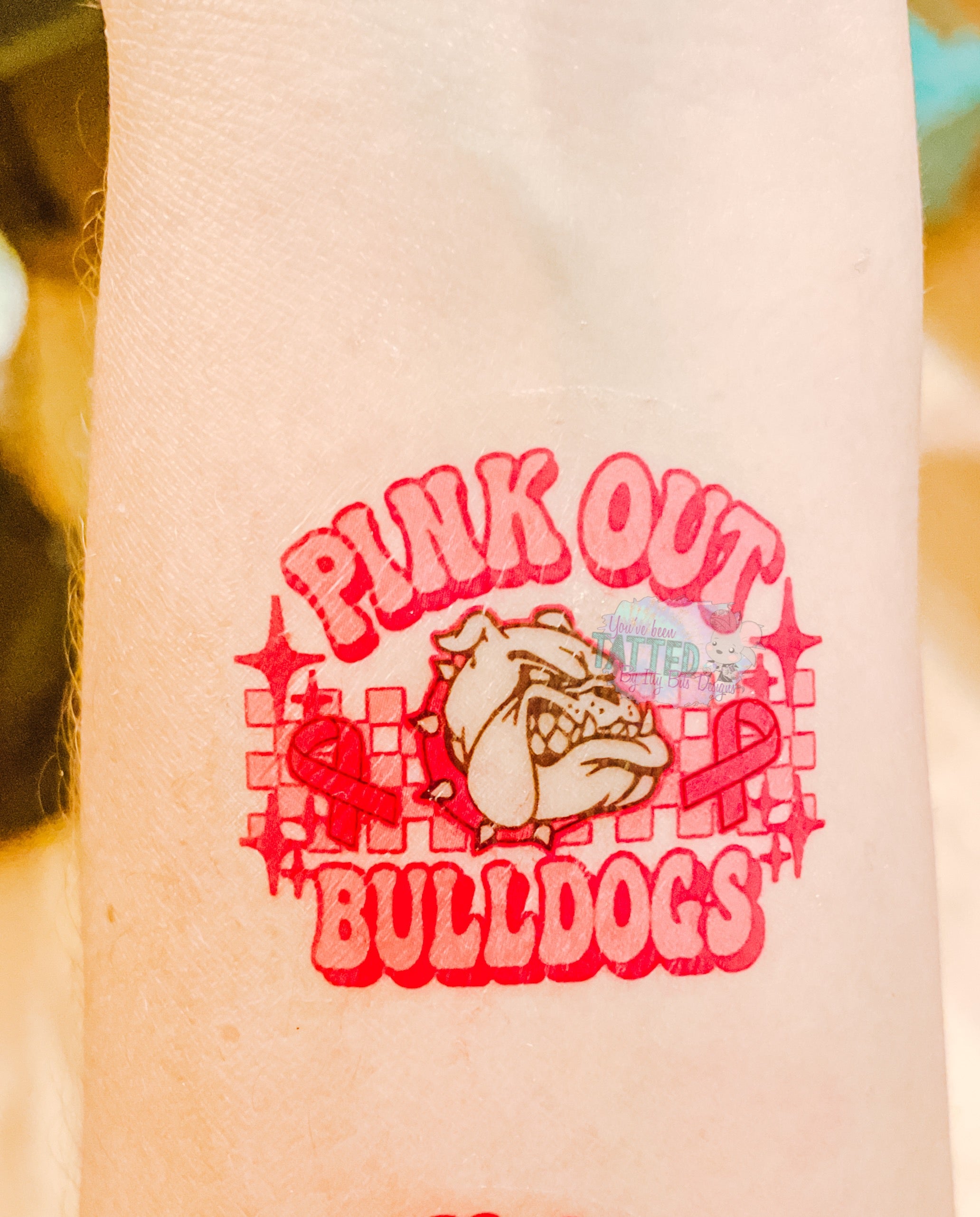 Fresno State Bulldogs 4-Pack Temporary Mascot Tattoos