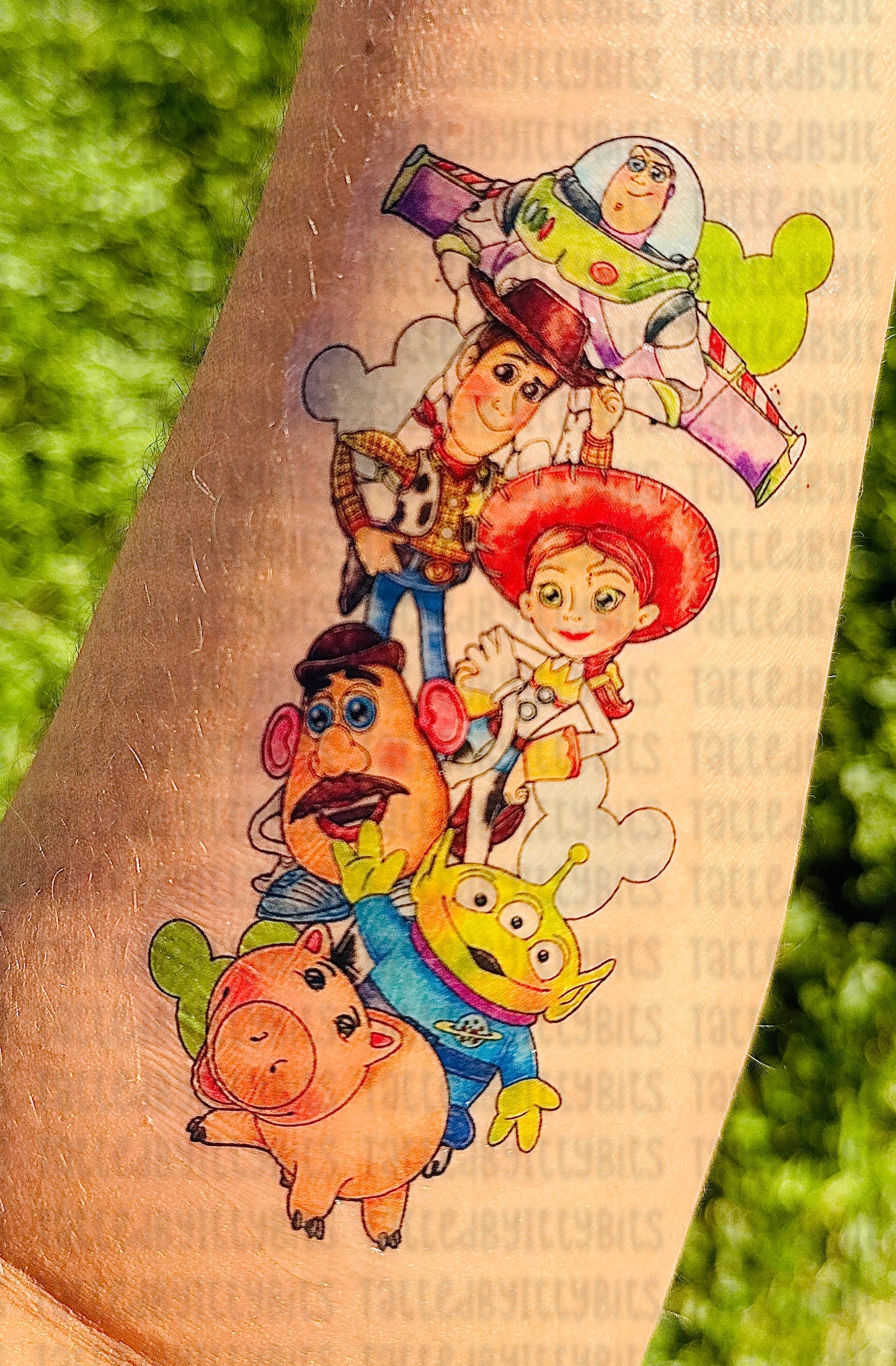 Toy Adventures Half Sleeve tattoo