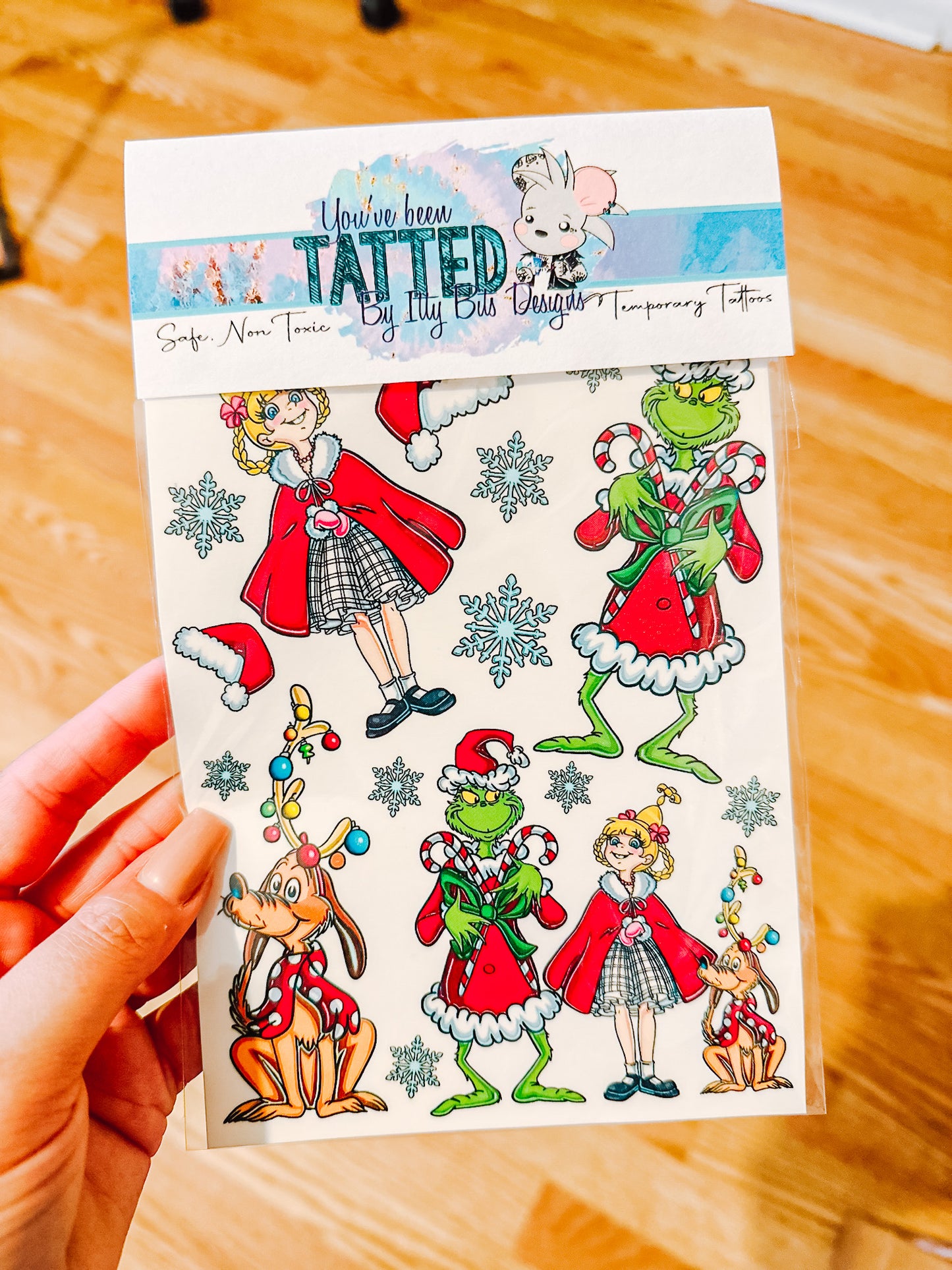 Christmas Meany Tattoo Pack
